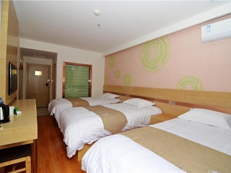 Greentree Inn Xi'An Railway Station Airport Bus Wulukou Subway Station Business Hotel Dış mekan fotoğraf
